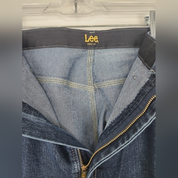 Lee Carpenter Loose Fit Straight Leg Quartz Stone Jeans 48x28 - Picture 5 of 10